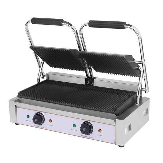 Contact Grill Twin / Ribbed - Cateryard