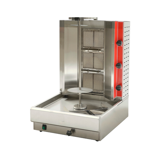 Gas Doner Kebab Machine - 3 Burner