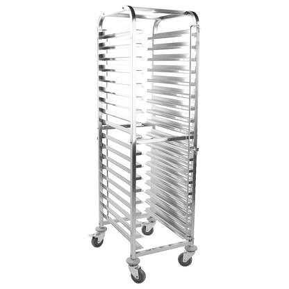 Racking Trolley 18 Shelves for GN Pan 1/1 & 40x60 cm Trays - Cateryard