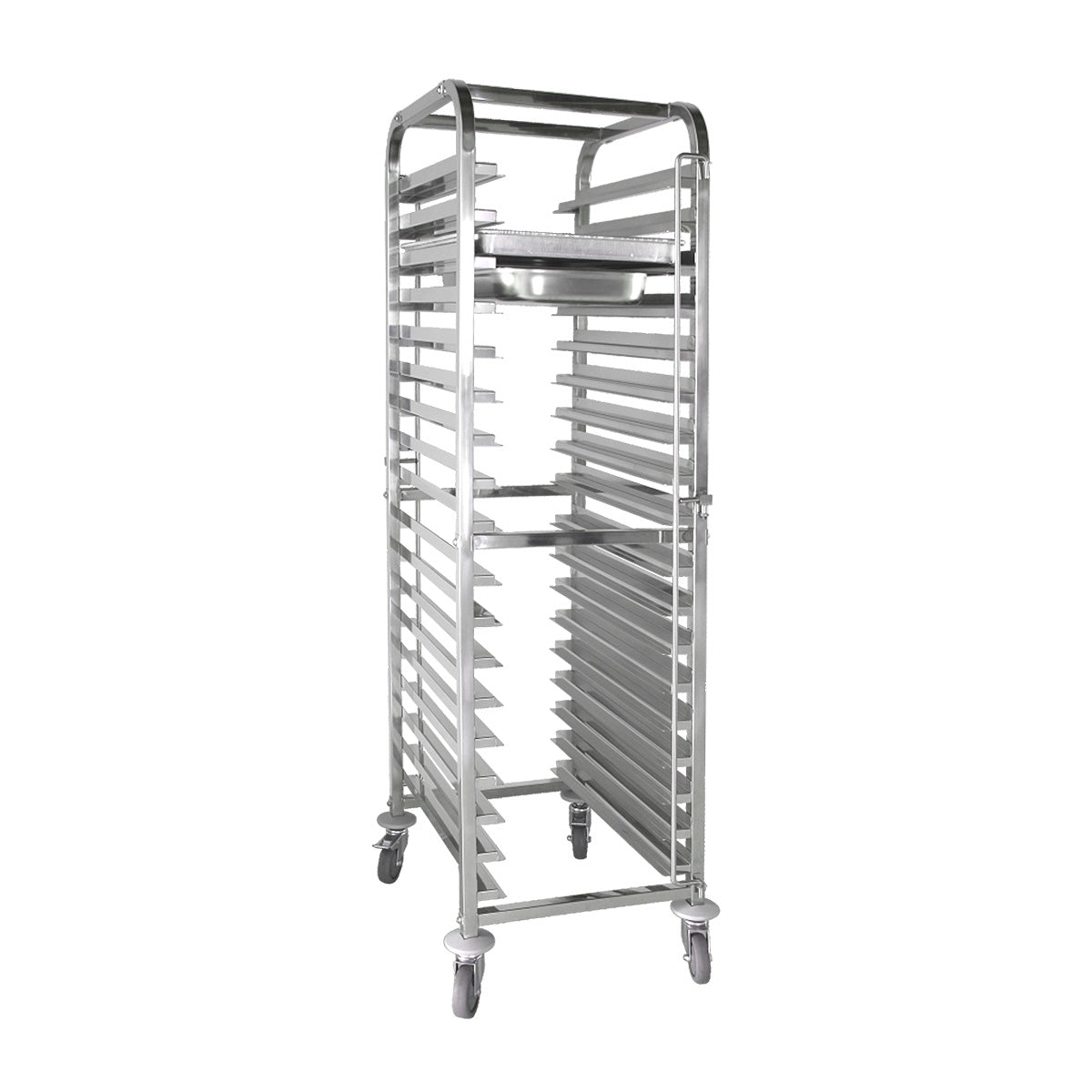 Racking Trolley 18 Shelves for GN Pan 1/1 & 40x60 cm Trays - Cateryard