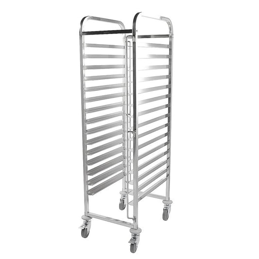 Racking Trolley 15 layers for 40x60 cm Bakery Trays - Cateryard