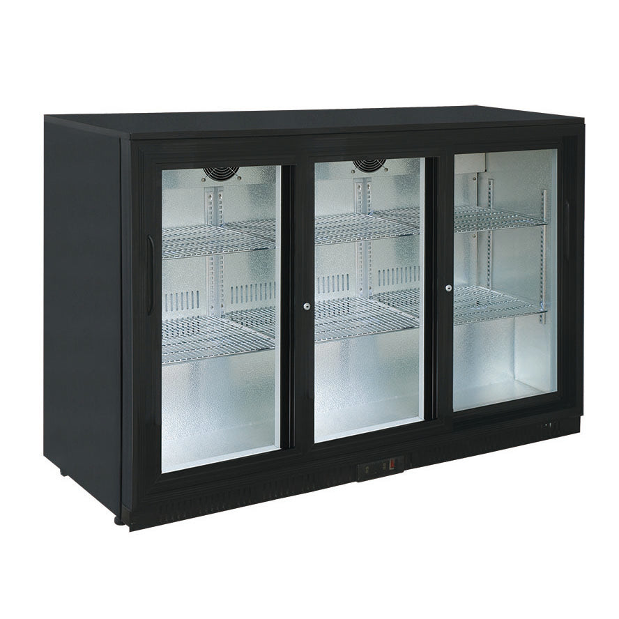 Bar counter cooler 3 sliding doors