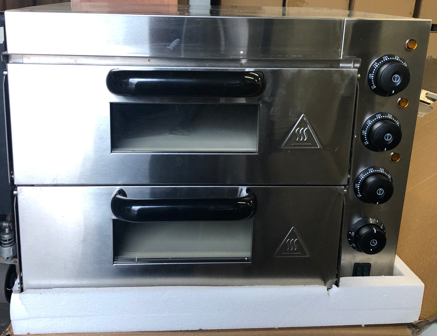 Electric Pizza Oven Twin Deck Chamber 16" (EP 1+1)