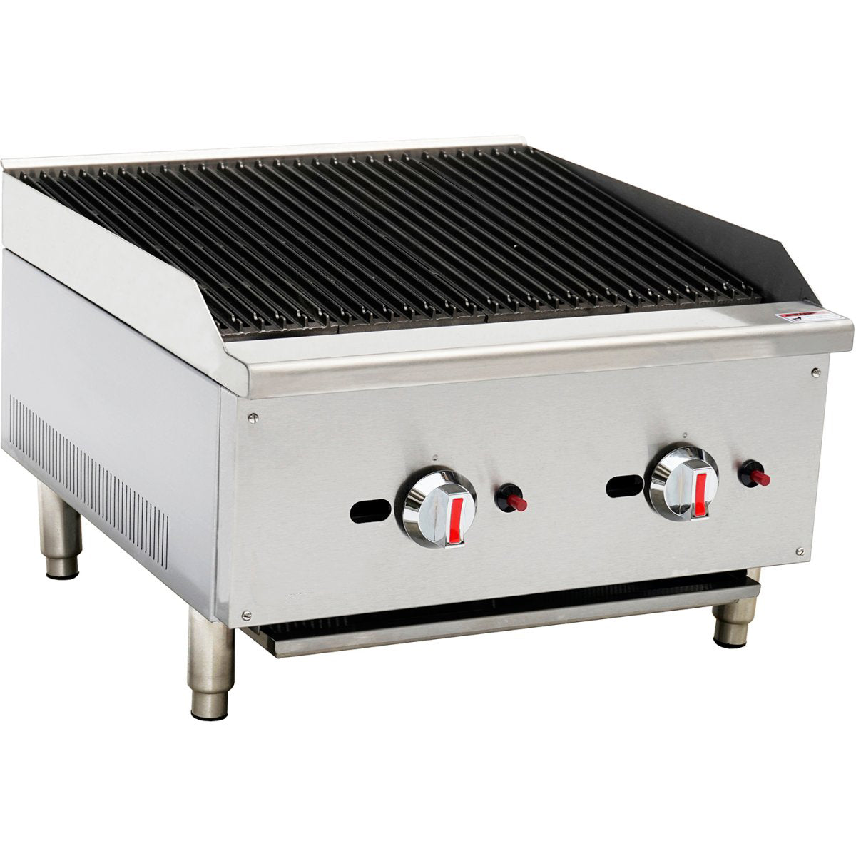 Gas Countertop Charbroiler (Dual Control) - Cateryard