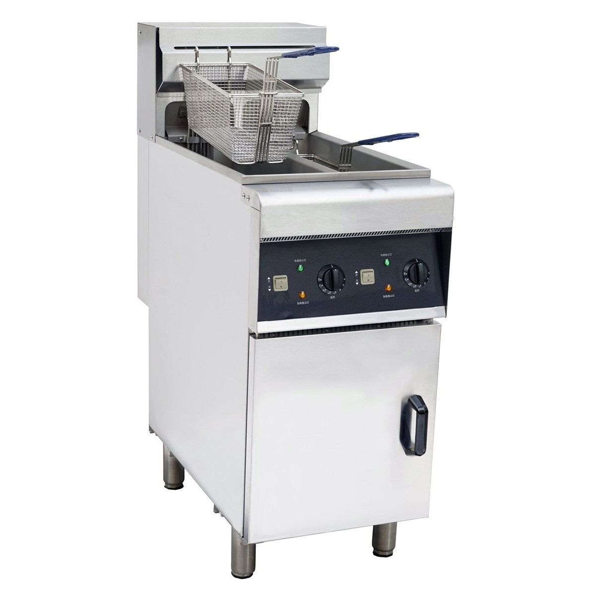 Free standing Electric Fryer Twin Tank DF-10L-2 - Cateryard